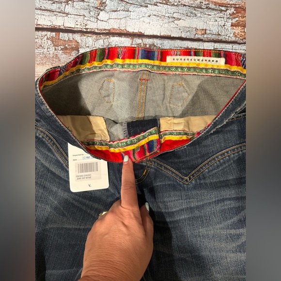 BNWT Issey miyaki  Sunao kuwahara vintage Classic Blue Jeans Great Gift - Picture 5 of 8